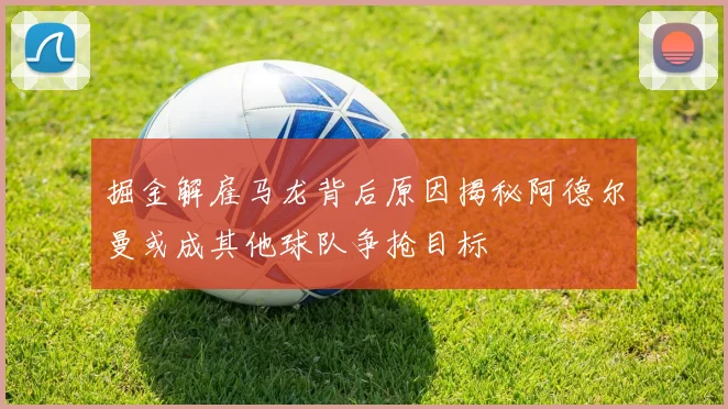掘金解雇马龙背后原因揭秘阿德尔曼或成其他球队争抢目标